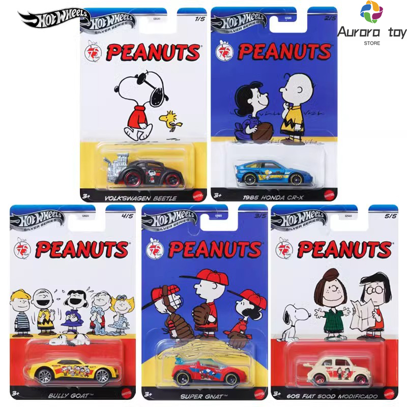 Mattel Toy Hot Wheels - 1/64 Hot Wheels Car Model Snoopy