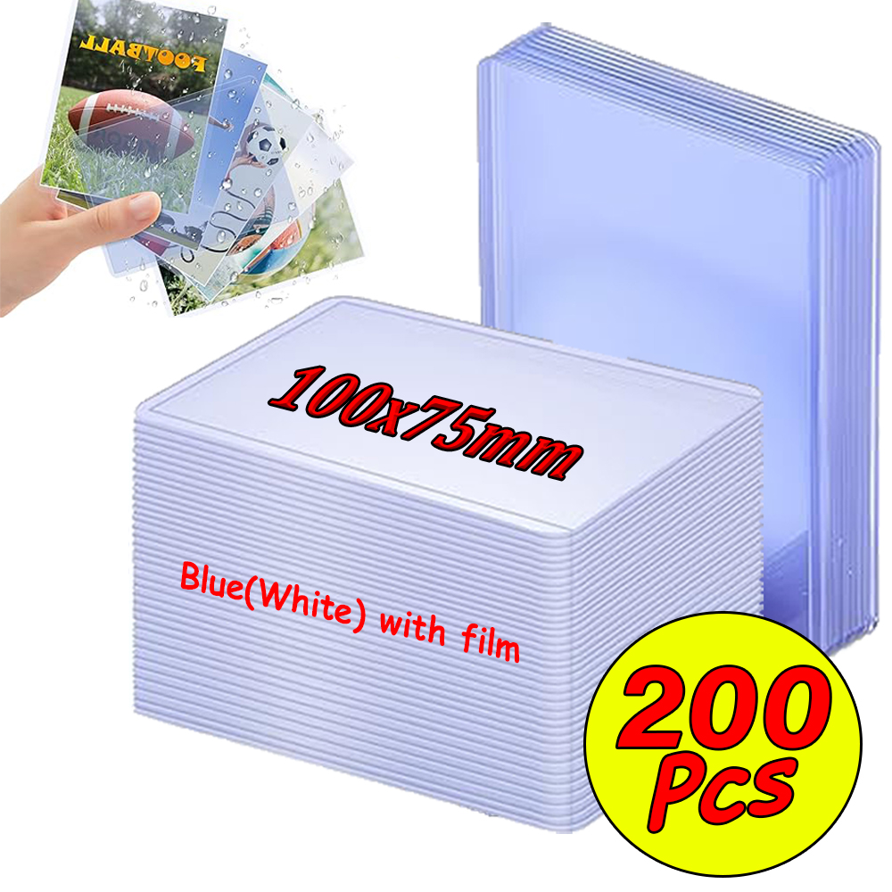 Card Penny Sleeve - 1-200Pcs 35PT Transparent Card Sleeves Hard