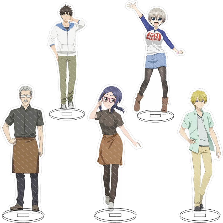 16CM Anime Acrylic Stand Uzaki - Figma Stand Set ulasan dan harga