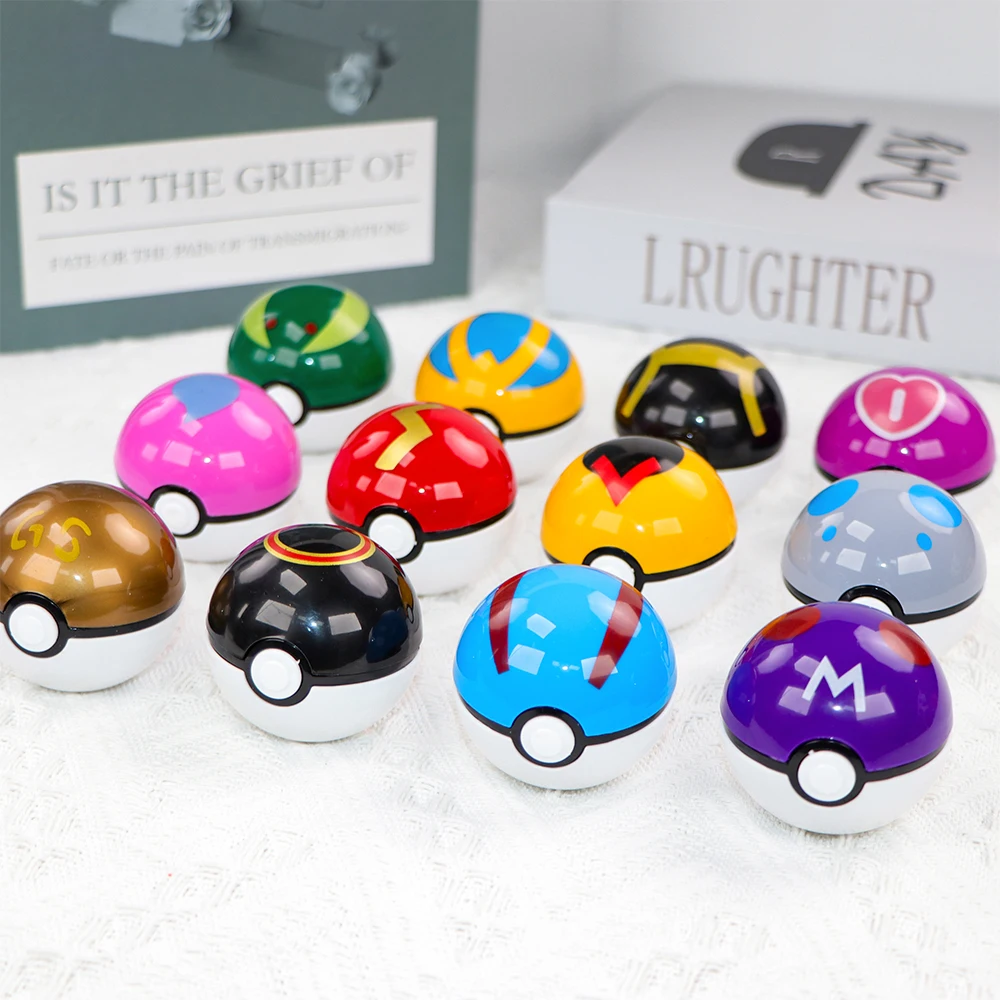 12PCS Pokemon Ball Pokeball Pi - Vinyl Figure Blank ulasan dan harga