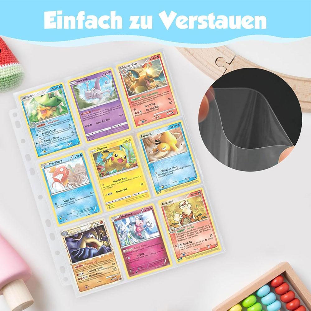 90 Pockets Trading Card Sleeve - Trading Card Binder ulasan dan harga