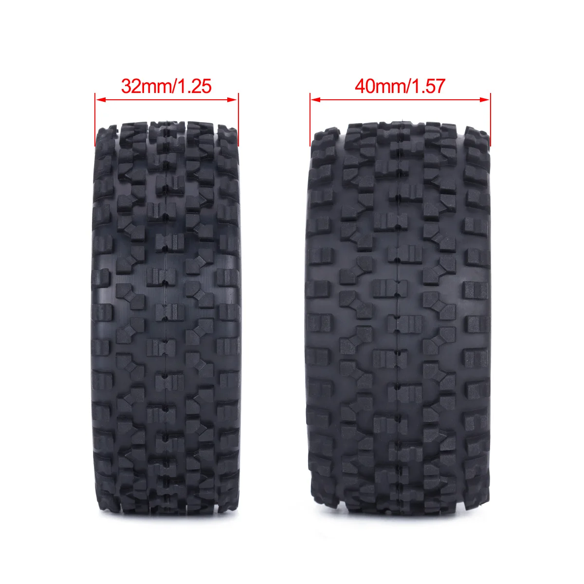 4 Pcs 88mm Buggy Tires Wheel T - Tamiya Model Rc Car ulasan dan harga