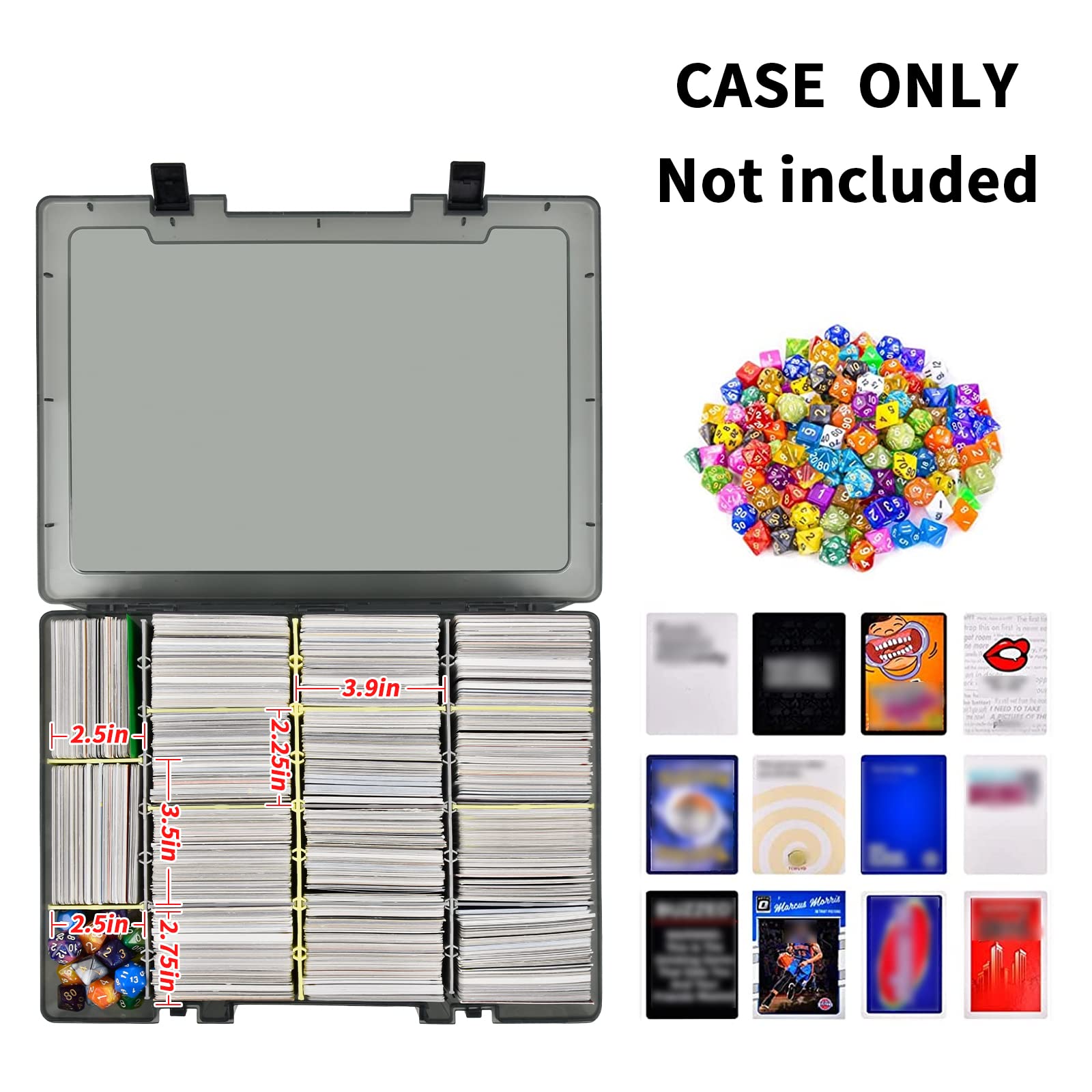 Clear Trading Card Storage Box - Trading Card Binder ulasan dan harga