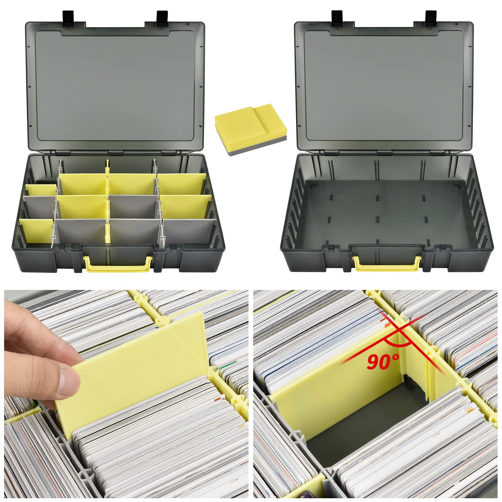 Clear Trading Card Storage Box - Trading Card Binder ulasan dan harga