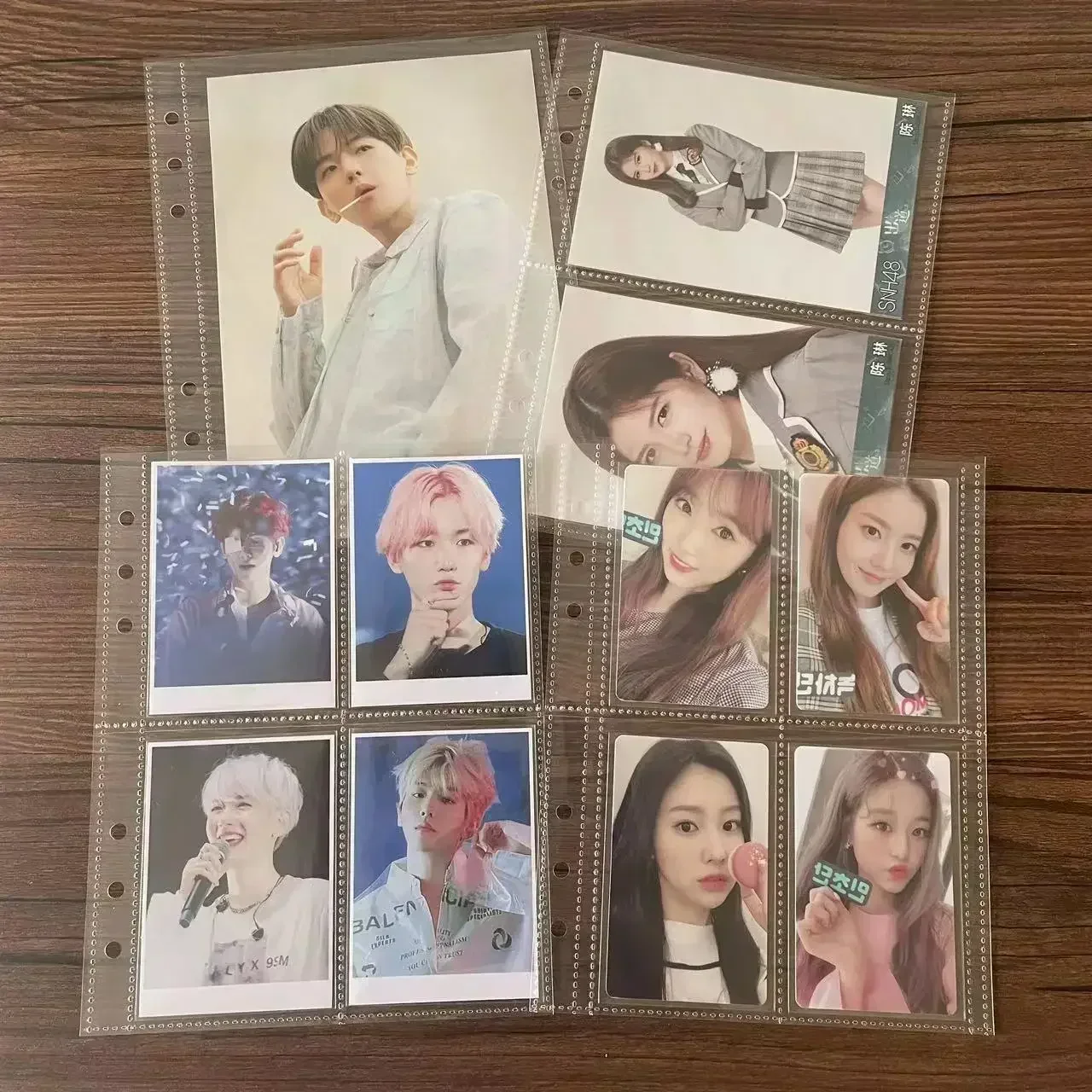 1-4 Grid Transparent Photocard - Trading Card Binder ulasan dan harga