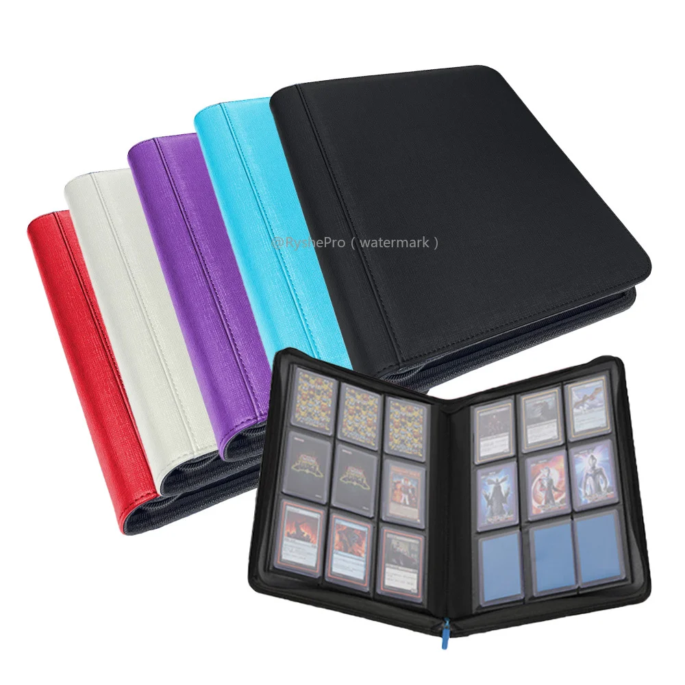9 Pocket PU Leather Toploader  - Pokemon Binder Card ulasan dan harga