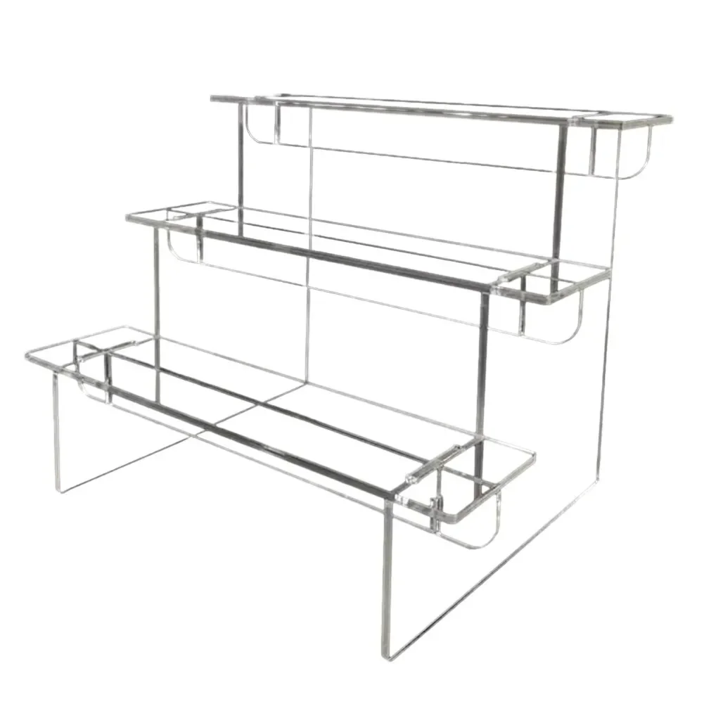 1-5 Tier Acrylic Display Stand - Pop Display Shelf ulasan dan harga