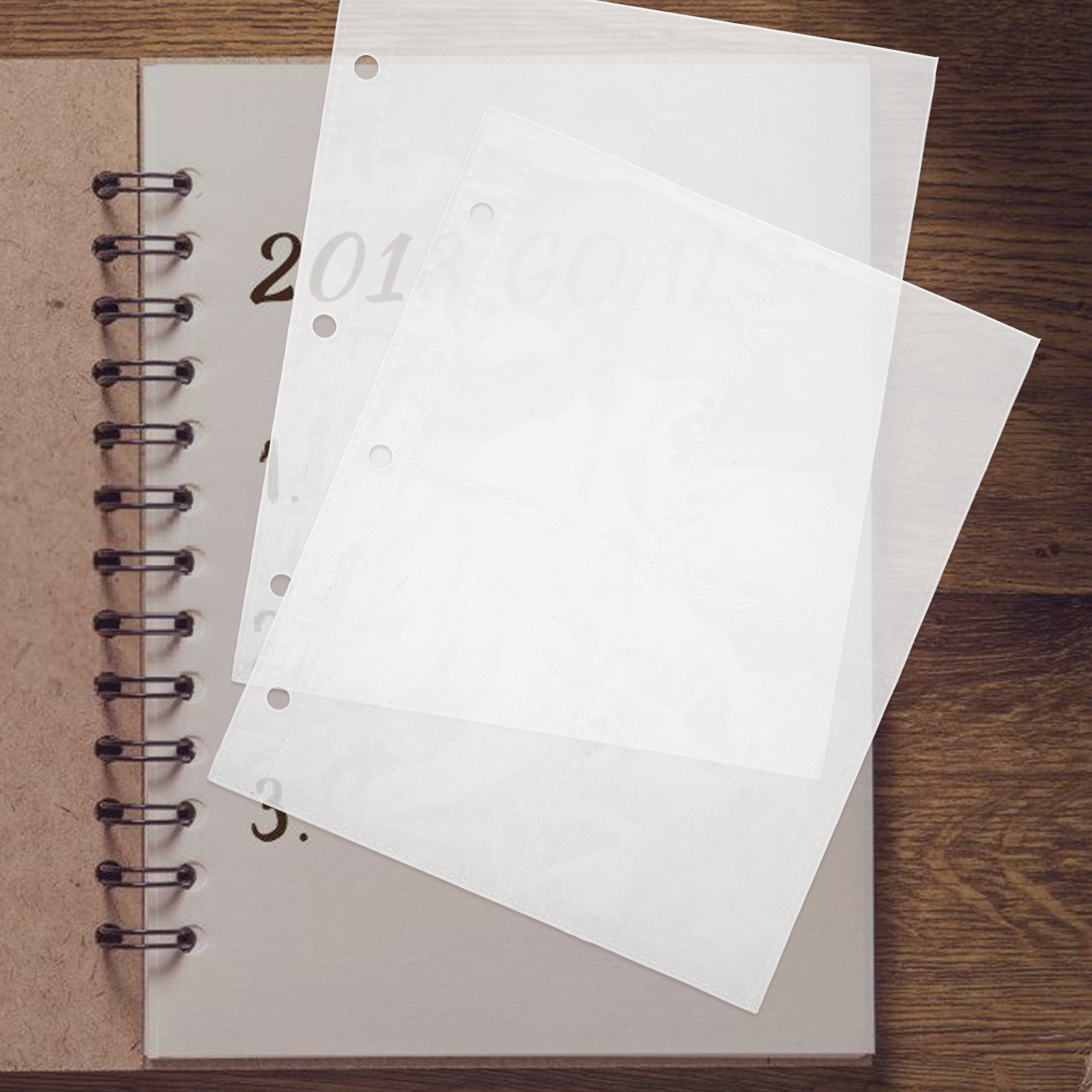 10Pcs Card Binder Refill Pages - Trading Card Binder ulasan dan harga