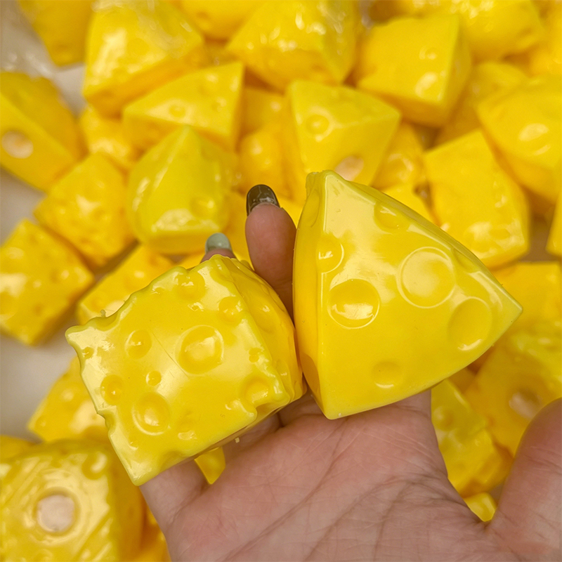 Mini Cheese Cube Squishy Fidge - Building Block Mini ulasan dan harga