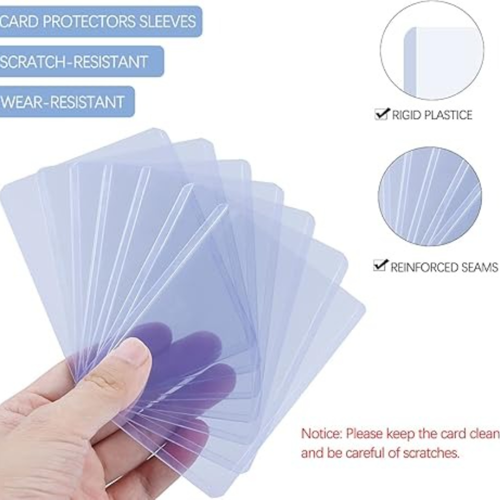 1-200Pcs 35PT Transparent Card - Card Penny Sleeve ulasan dan harga