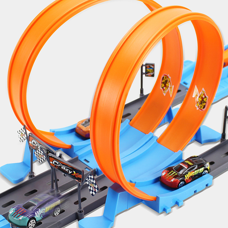 Hot Stunt Speed Double Car Whe - Hot Wheels Car Track Sets ulasan dan harga